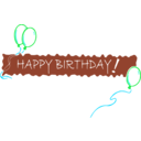 download Birthday Banner 5 clipart image with 135 hue color