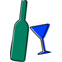download Alcohol clipart image with 45 hue color