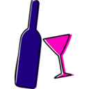 download Alcohol clipart image with 135 hue color