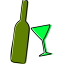 download Alcohol clipart image with 315 hue color