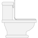 download Toilet Seat Open clipart image with 45 hue color