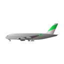 download Airliner clipart image with 135 hue color