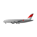 download Airliner clipart image with 0 hue color
