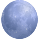 download Luna clipart image with 180 hue color