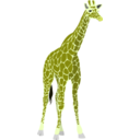 download Another Giraffe clipart image with 45 hue color