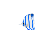 download Copperband Butterflyfish clipart image with 180 hue color