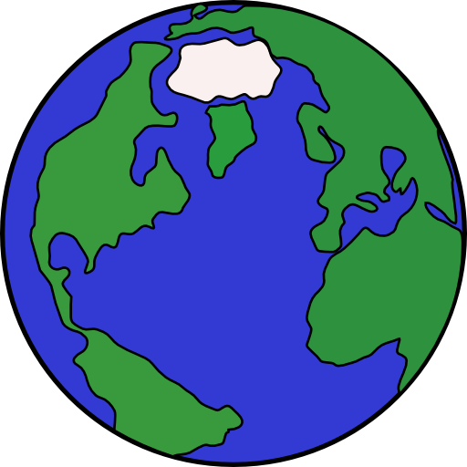 Cartoon Globe