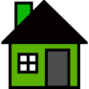 download Small House clipart image with 90 hue color