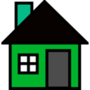 download Small House clipart image with 135 hue color