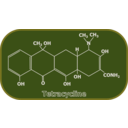 download Tetracycline Structure clipart image with 225 hue color