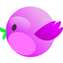 download Cutie Bird clipart image with 90 hue color