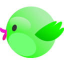 download Cutie Bird clipart image with 270 hue color