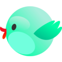 download Cutie Bird clipart image with 315 hue color