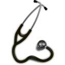 download Stethoscope clipart image with 180 hue color