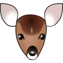 download Fawn clipart image with 0 hue color