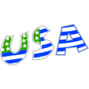 download Usa clipart image with 225 hue color