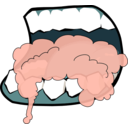 download Mouth Foaming 1 clipart image with 180 hue color