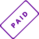 download Paid Business Stamp 1 clipart image with 180 hue color