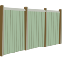 download Wood Fence clipart image with 0 hue color