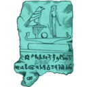download Egyptian Tablet clipart image with 135 hue color
