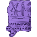 download Egyptian Tablet clipart image with 225 hue color