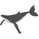 download Baleine clipart image with 0 hue color