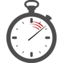 download Stopwatch No Shading clipart image with 0 hue color