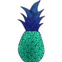 download Alternative Pineapple clipart image with 135 hue color