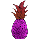 download Alternative Pineapple clipart image with 270 hue color