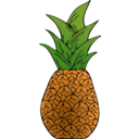 download Alternative Pineapple clipart image with 0 hue color