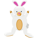 download Doll Rabbit clipart image with 0 hue color