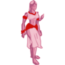 download Fantasy Woman clipart image with 315 hue color