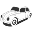 download Vw Beetle Classic clipart image with 90 hue color