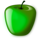 download Red Shaded Apple clipart image with 90 hue color