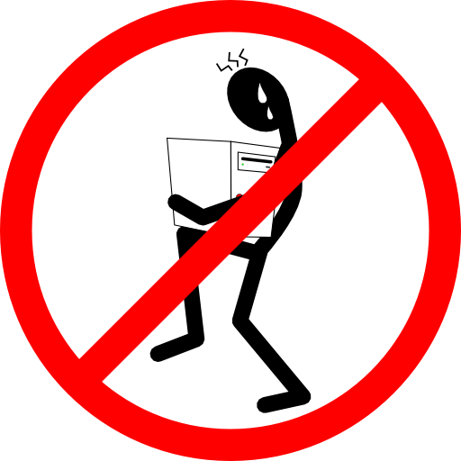 Prohibido Cargar Computadoras