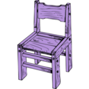 download Wooden Chair clipart image with 225 hue color