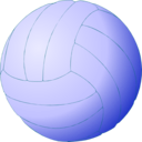 download Volleyball clipart image with 180 hue color