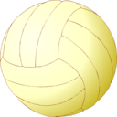 download Volleyball clipart image with 0 hue color