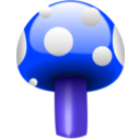 download Mushroom One clipart image with 225 hue color