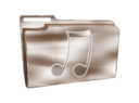 Folder Icon Plastic Music