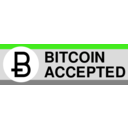 download Bannerbitcoinaccepted clipart image with 90 hue color