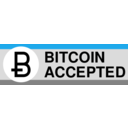 download Bannerbitcoinaccepted clipart image with 180 hue color