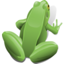 download Green Sitting Frog clipart image with 0 hue color