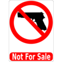 download Not For Sale clipart image with 0 hue color