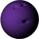 download Bowling Ball clipart image with 270 hue color