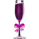 download Champagne Glass Remix 2 clipart image with 270 hue color