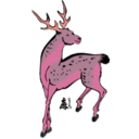 download Sika Deer clipart image with 315 hue color