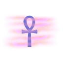 download Ankh Onirica clipart image with 180 hue color