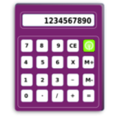 download Calculator clipart image with 90 hue color