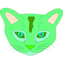 download Color Cat clipart image with 90 hue color